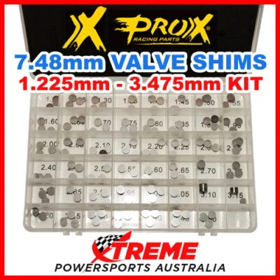 ProX 7.48mm Valve Shim Kit 1.225-3.475mm Honda Kawasaki For Suzuki Yamaha 29.VSA