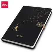 DELI 16k Premium Leather Notebook Personal Planner Organizer Diary With Gift Box