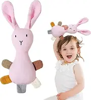 Snuggle Toy for Toddler - Comfortable Sleep Soother Doll for Girls - Rabbit Shape Design, Adorable Kid Chew Toy for Traveling, Walking, Road Trip