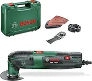 [Bosch] Home & Garden 220W Electric Oscillating Multi Tool, Variable Speed, Includes 2 x Blades, Sanding Set, Hex Key, Depth Stop & Case (PMF 220 CE). Made in Europe
