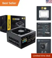 Power Supply 850W Fully Modular Gold Certified ATX 3.1 PCIe 5.1 Gaming PSU