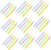 HANABASS 50pcs Portable Wind Instruments for Flute Transparent Recorders for Beginners Music for Home and School Use