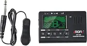 LAPOOH AMT-560 Electric Tuner & Metronome Built-in Mic with Pickup Cable 6.3mm for Guitar Chromatic Bass Violin Ukulele Universal Portable
