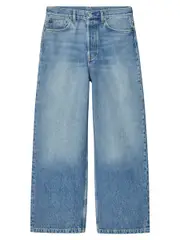 COS | Volume Wide-Leg Jeans in True Blue | The UNDONE
