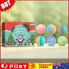 6Pcs Christmas Bath Bombs Bath Bombs Gift Set Scented Bath Bombs for Kids Adults