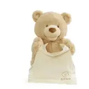 Peek-A-Boo Teddy Bear Plush, Animated Stuffed Animal for Babies and Newborns,