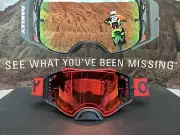 Oakley Airbrake MX Goggles Moto Red B1B w/Prizm Torch OO7046-D6
