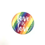 彩虹旗胸章 六色彩虹 LGBT 婚姻平權 同性 同志遊行 亮面胸章