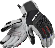 Revit Sand 4 Motorcycle Gloves, black-grey, Size 4XL for Men Black Grey