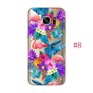 SAMSUNG 三星 Galaxy S6 S6Edge S7 Edge S8 S8+ Plus 矽膠手機殼保護套 Fla