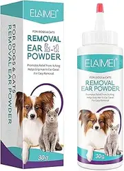 Dog Ear Cleaner Solution | Painless Ear Powder for Dogs, Ear for Cleaning, Inflammation, Grooming, Odors, Itchiness Nwch-au