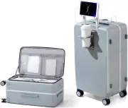 20 Inch Carry On Luggage 22x14x9 Airline Approved with Cup Holder,Top Opening Ha