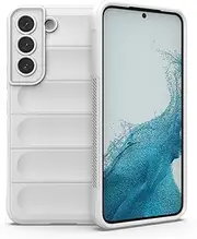 [JOJOBE] Soft TPU Protective Phone Case for Samsung Galaxy S21 5G Cover case Inner Soft Cushion, Drop-Proof Anti-Crack Case Compatible with Samsung S21-white