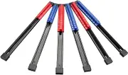 Roczential 6 Pack ABS Socket Organizer Socket Holder, 1/4-Inch x 32 Clips, 3/8-Inch x 30 Clips, 1/2-Inch x 24 Clips, Premium Quality Socket Clip Rail Holder