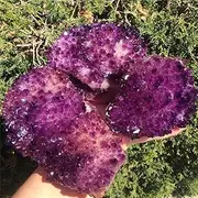 1pcs AAAA 100% Natural Madagascar Natural Purple Crystal Flower - Like Crystal Cluster Quartz Crystal raw Stone gem-530g--600g_1pcs