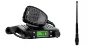 UNIDEN X70 Compact 80ch 5w In vehicle UHF CB RADIO + GME AE4704B BLACK ANTENNA