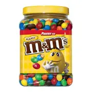 M&M'S Peanut Milk Chocolate Candy, 62 oz.
