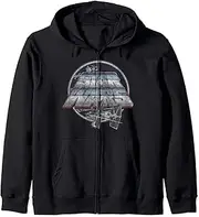 [STAR WARS] Tie Fighter Circle Poster Zip Hoodie