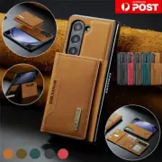 For Samsung Galaxy Z Fold 6 5 4 3 Detachable Wallet Case Magnetic Leather Cover