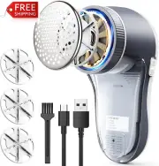 POPCHOSE Fabric Shaver, Lint Remover for Clothes, Electric Lint Shaver with 6-Le