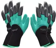 2 Pairs Garden Gloves with Claws for Women and Men Both Hands Gardening Work Glo