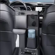 Car Seat Middle Hanging Storage Bag Multi-functional Pocket Organizer Tissue Box (for: Audi)