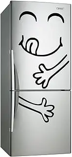 Cute Cartoon Refrigerator Sticker Removable Funny Smiley Face Fridge Decal Adhesive DIY Decor for Kitchen Home – Cartoon Character Design Kitchen Decorations