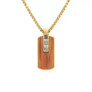 Duxot Accelero Dog Tag Dark Wood Meteorite
