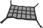 Outanaya Car Ceiling Cargo Net Pouch Dual Mesh Storage Organizer for Vehicles for Quilts Clothes Snacks Easy Installation Automotive Ceiling Net for Road Trips