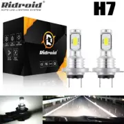 Super Bright H7 LED Headlight Kit High Low Beam Bulbs 8000LM 6000K White Lights (for: Smart)