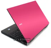 HOT PINK Vinyl Lid Skin Cover Decal fits Dell Precision M6400 M6500 Laptop