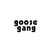 Mongoose - "GOOSE GANG" die-cut BLACK plate decal - Old school bmx