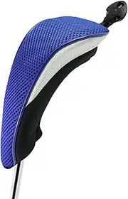 Golf Club Head Covers - Hybrid Headcover,with Interchangeable Tags, Water-Resistant, Golfing Accessories for Course Tournament Play Travel Transportation
