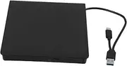 SECFOU Optical Drive Burner Cd DVD Drive External for Laptop -c Portable Easy to Use Wide Compatibility