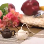 Silicone Teapot-Shape Teaware Diffuser Strainer Tea Leaf Filter Tea Infuser
