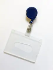 Key Bak 24 Inch Retractable Mini ID Reel & Kevron ID / Fuel Card Holder