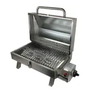 Portable Gas BBQ Stainless Steel Outdoor Camping Cooking