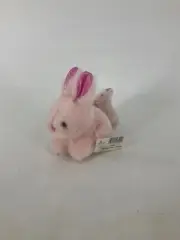 RARE Vintage RUSS String Pull Vibrating Bunny Toy Kids Easter Pink NEW WITH TAGS