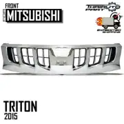 Front Grille Chrome Cover For Mitsubishi Triton L200 MQ 2015-2018 Pickup (for: Mitsubishi)