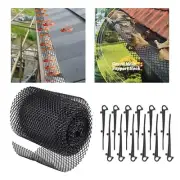 Leaf Guard Mesh Flexible with Fixed Hooks Multipurose 6M Debris Gutter Protector