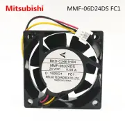 Mitsubishi Inverter Fan BKO-C2461H04 MMF-06D24DS FC1 24V 0.09A 6CM 3-wire