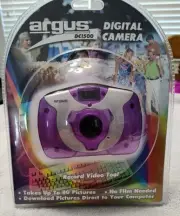 Vintage 2000 Argus DC1500 Digital Camera & Video Recorder Purple New Sealed!