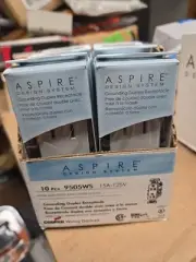 Cooper Aspire 9505WS Grounding Duplex Receptacle 10pc NEW