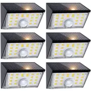 Solar Motion Sensor Lights Outdoor, 4 Modes Solar Lights Outdoor Waterproof I...