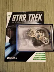 Star Trek Baxial Ship & Magazine #76 Eaglemoss