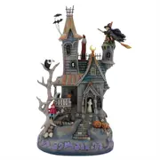 Jim Shore Heartwood Creek Welcome are The Wicked Haunted House LED Musical Figurine