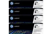 4 Pack HP 131X Toner Ink Cartridge High Yield Cartridge Black CF210X