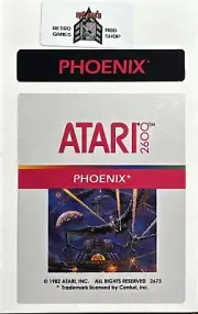 Atari 2600 Replacement Label - Phoenix