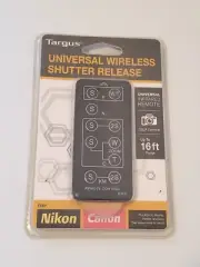 Targus Universal Wireless Shutter Release Infrared Remote TG-USR0I New & Sealed