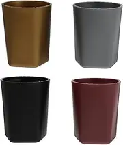 Vaguelly Dice Cup Set 4PCS Solid Dice Cups Game Dice Cup for KTV Bar Pub Smooth Texture
